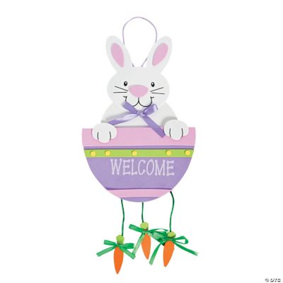 Bunny And Carrot Door Hanger Craft Kit
