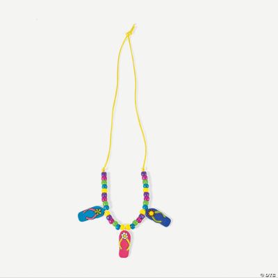 Flip Flop Wood Necklace Craft Kit