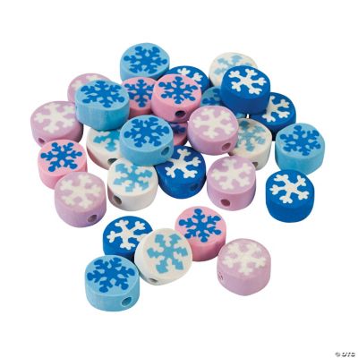 Snowflake Beads - 12mm