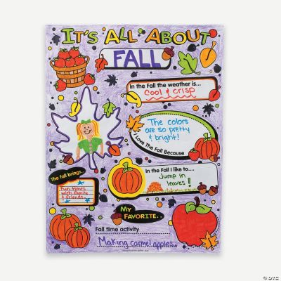 Color Your Own “It’s All About Fall” Posters