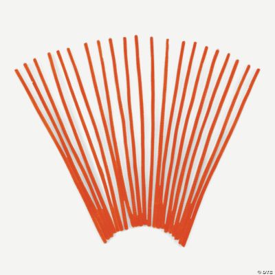 Chenille Stems - Orange
