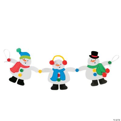 Snowman Garland Craft Kit