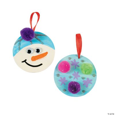 DIY Wood Round Ornaments