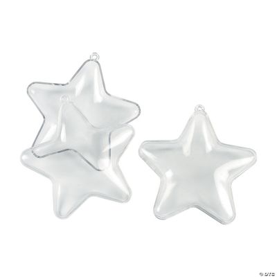 DIY Star-Shaped Clear Ornaments