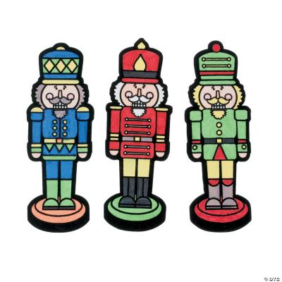 Color Your Own Nutcracker Fuzzy Magnets