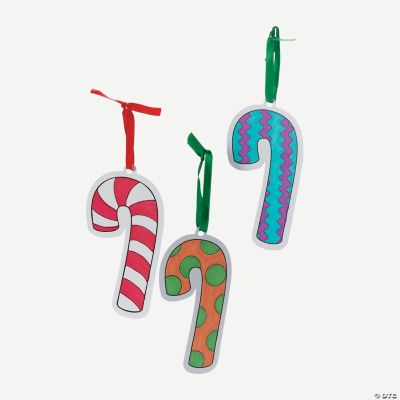 Color Your Own Candy Cane Ornaments