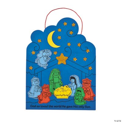 Nativity Door Sign Craft Kit