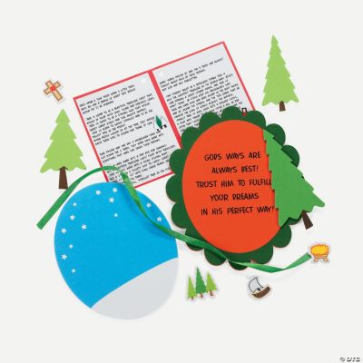 Legend of the 3 Trees Christmas Ornament with Poem Craft Kit - Oriental