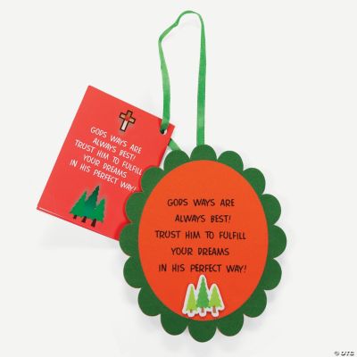 Legend of the 3 Trees Christmas Ornament with Poem Craft Kit - Oriental ...