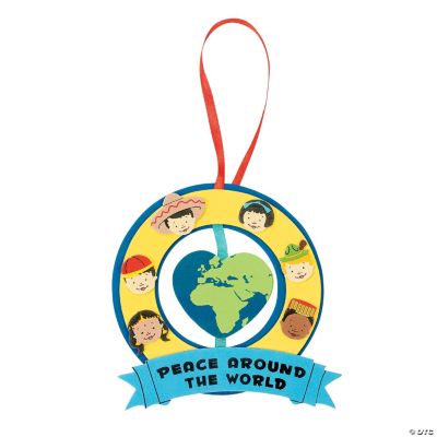 “Peace Around The World” Ornament Craft Kit