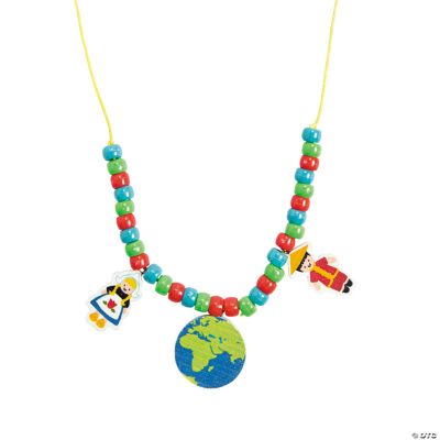 Kids Around The World Necklace Craft Kit