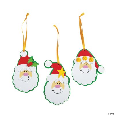 Simple Santa Ornament Craft Kit