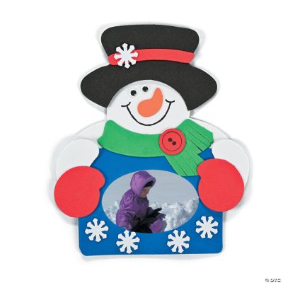 SNOWMAN PHOTO MAGNET CK- 6 PC