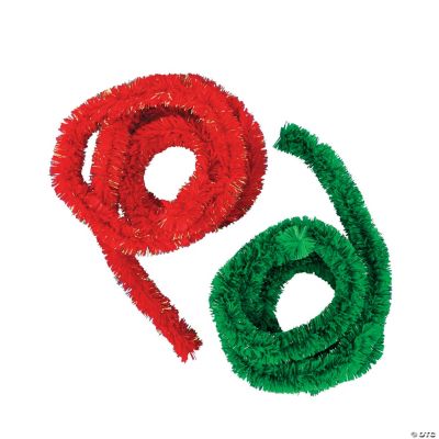 Jumbo Christmas Chenille Stems