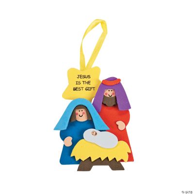 “Jesus Is the Best Gift” Christmas Ornament Craft Kit - Makes 48 ...
