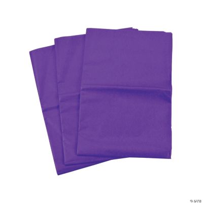 60 Purple Tissue Paper Sheets