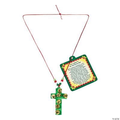 Jingle Bell Cross Necklace Craft Kit
