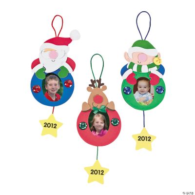 “2012” Holiday Ornament Photo Frame Craft Kit