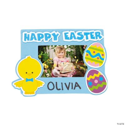 Easter Egg Chick Photo Frame Magnet Craft Kit