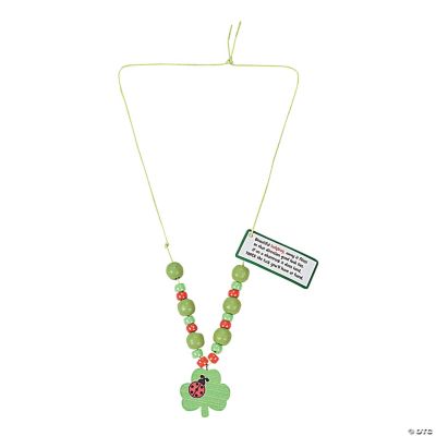 Ladybug Shamrock Necklace Craft Kit