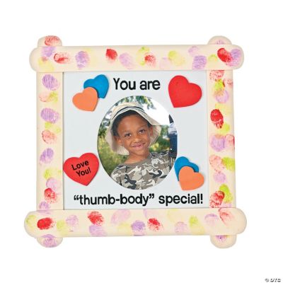“Thumb-Body Special” Craft Stick Photo Frame Craft Kit