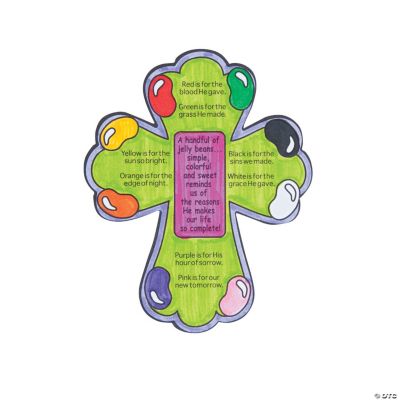 Color Your Own Jelly Bean Prayer Magnet Craft Kit