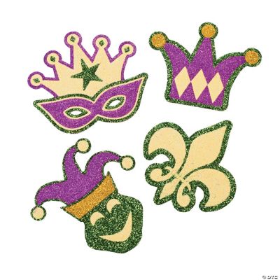 Mardi Gras Glitter Art Craft Kit