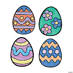 Color Your Own Easter Egg Magnets