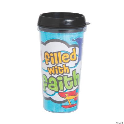 Color Your Own Up & Away Travel Mugs
