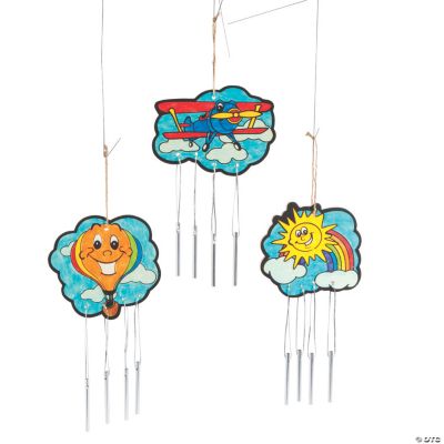Color Your Own Up & Away Wind Chimes
