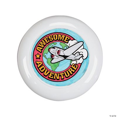 Color Your Own Awesome Adventure Flying Disks