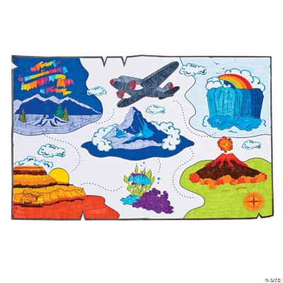 Color Your Own Awesome Adventure Classroom Mural