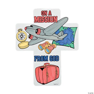 Color Your Own Awesome Adventure Cross Cutouts