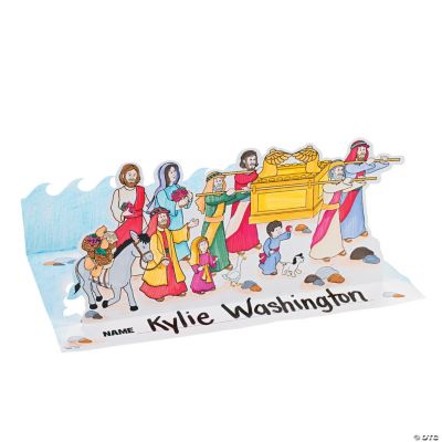 Color Your Own Crossing The River Jordan Pop-Ups