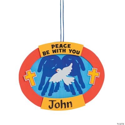 “Peace Be With You” Handprint Sign Craft Kit
