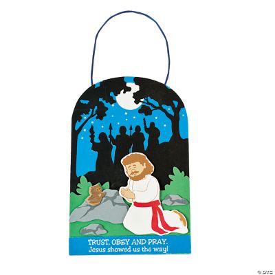 Jesus Praying In The Garden Sign Craft Kit