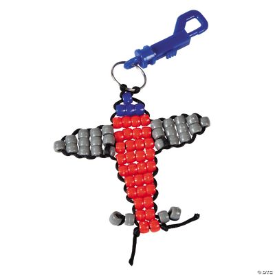 Beaded Airplane Clip Craft Kit