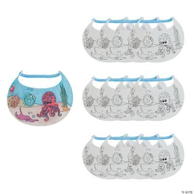 Color Your Own Under The Sea Visors