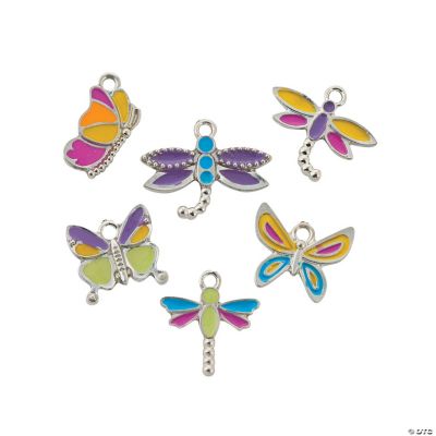 Butterfly & Dragonfly Enamel Charms