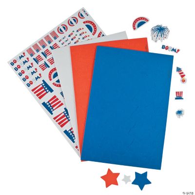 4th Of July Self-Adhesive Shapes