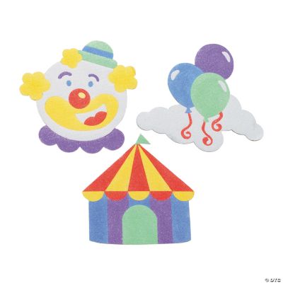 Carnival Shapes Sand Art Magnet Craft Kit