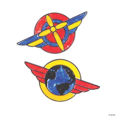 Awesome Adventure Sun Catcher Pilot Badge Pins