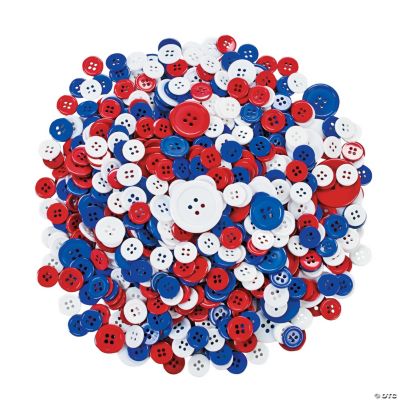 Patriotic Bag Of Buttons