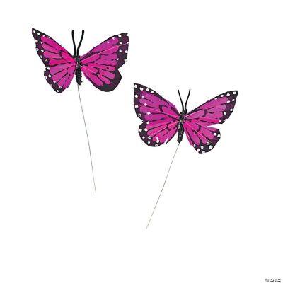 Purple Feather Butterflies