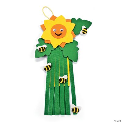 Mini Sunflower Windsock Craft Kit
