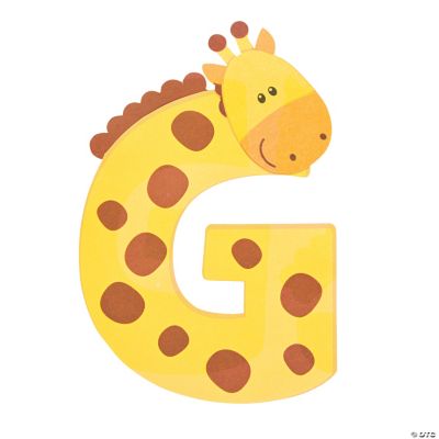 “G Is For Giraffes” Letter G Craft Kit Oriental Trading