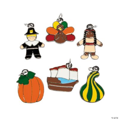 Enamel Thanksgiving Charms