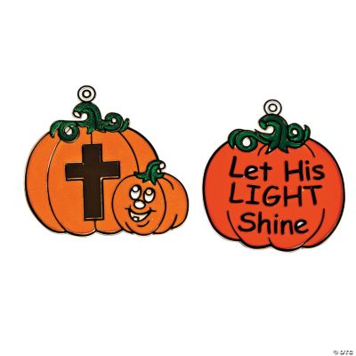 Christian Pumpkin Sun Catchers