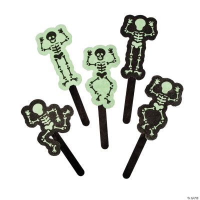 Glow-In-The-Dark Sand Art Skeletons