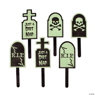 Glow-In-The-Dark Sand Art Tombstones